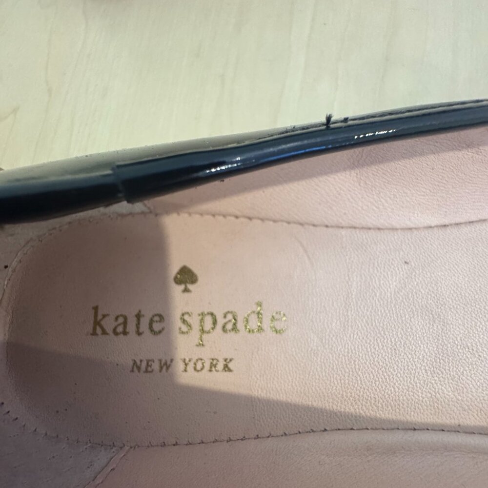 Kate Spade New York Willa Ballet Flats – Black Patent Leather – Size 9M - Picture 9 of 11